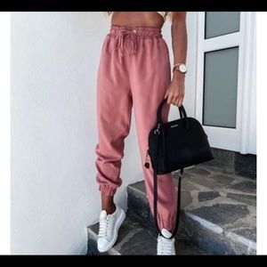 pink joggers